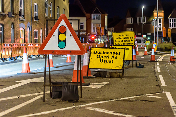 An image showing some road signs